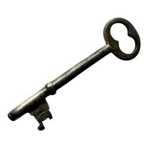 Solid Barrel Skeleton Key Number 1 For Furniture Doors Jewelry Box 2.75" Vintage